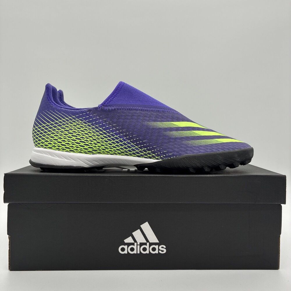 adidas X Ghosted.3 Turf Mens Soccer Cleats Shoes Turf - Purple Size 13 EG8159